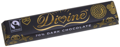 Divine Fairtrade 70% Dark Chocolate 35g