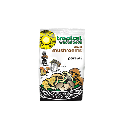 Tropical Wholefoods Dried Porcini Mushrooms