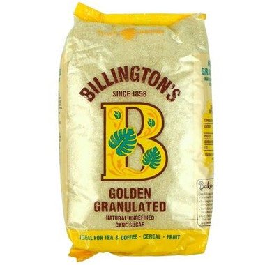 Billington's Golden Granulated Sugar 1kg - Roots Fruits & Flowers Glasgow