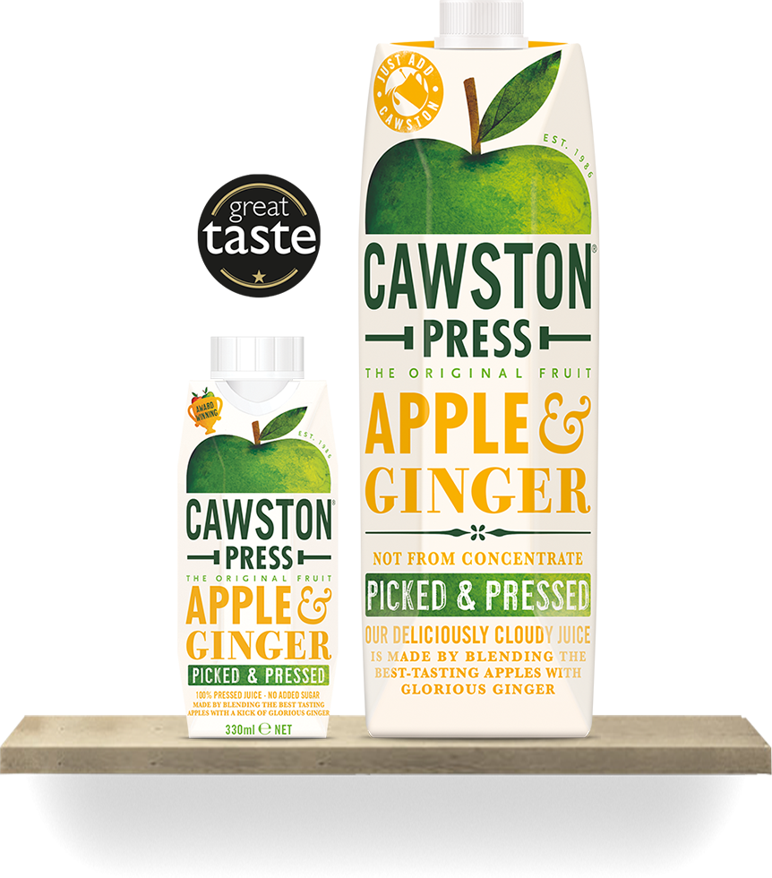 Cawston Press Apple & Ginger - Roots Fruits & Flowers Glasgow