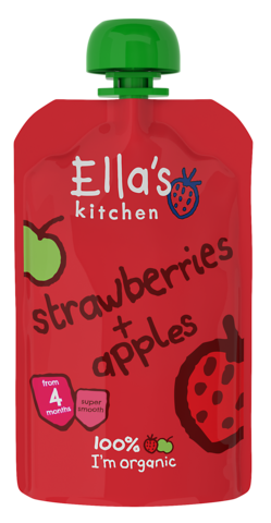 Ella's Kitchen Strawberries + Apples