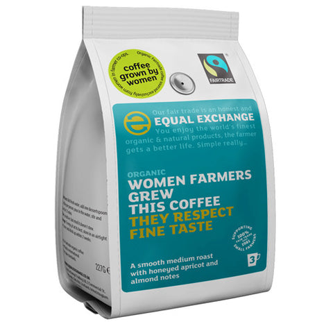 Equal Exchange Women Farmers Roast & Ground Coffee - Roots Fruits & Flowers Glasgow