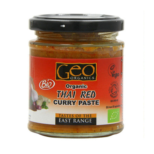 Geo Organic Thai Red Curry Paste - Roots Fruits & Flowers Glasgow
