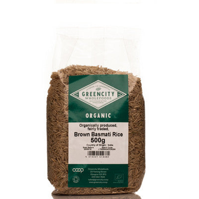 GreenCity Organic Brown Basmati Rice - Roots Fruits & Flowers Glasgow