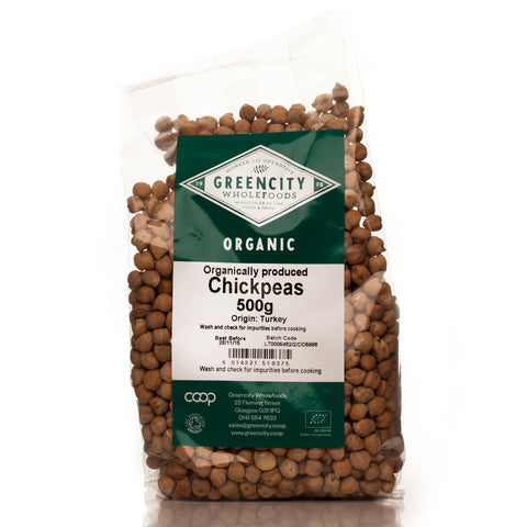 GreenCity Organic Chickpeas - Roots Fruits & Flowers Glasgow