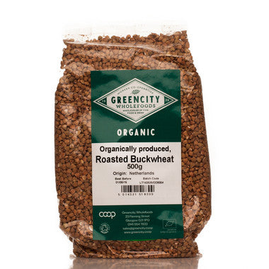 GreenCity Organic Roasted Buckwheat - Roots Fruits & Flowers Glasgow