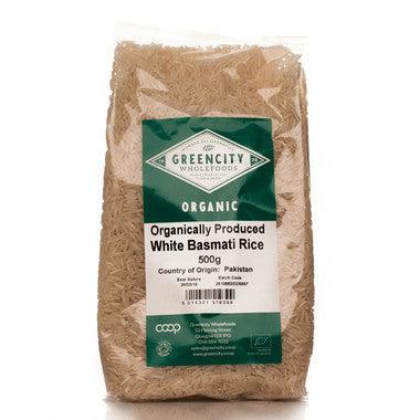 GreenCity Organic White Basmati - Roots Fruits & Flowers Glasgow - 1