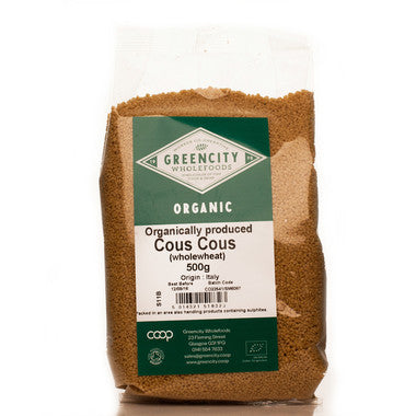 GreenCity Organic Wholewheat Cous Cous - Roots Fruits & Flowers Glasgow