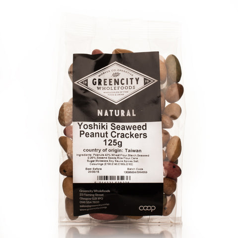 Greencity Yoshiki Seaweed Peanut Crackers - Roots Fruits & Flowers Glasgow
