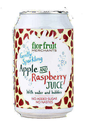Fior Fruit Sparkling Apple & Raspberry Juice