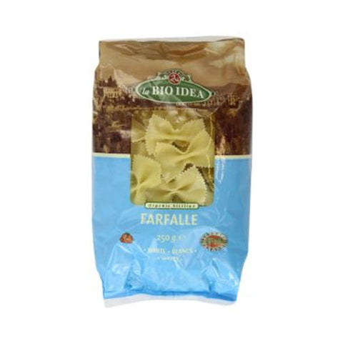 La Bio Idea Organic White Farfalle - Roots Fruits & Flowers Glasgow