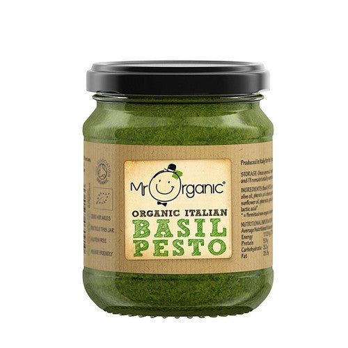 Mr Organic Basil Pesto - Roots Fruits & Flowers Glasgow