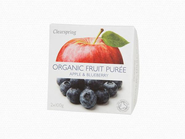 Clearspring Organic Apple & Blueberry Purée