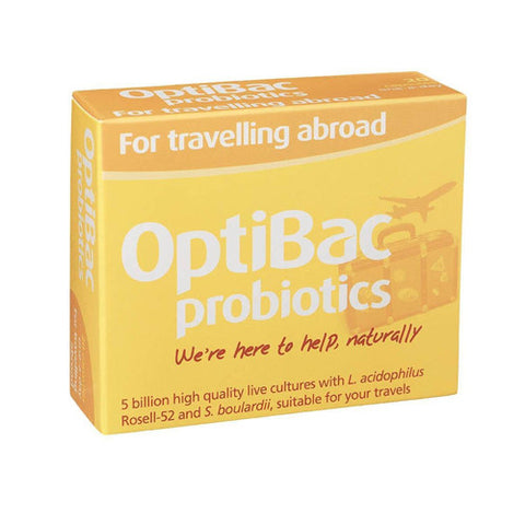Optibac Probiotics 'For Travelling Abroad' - Roots Fruits & Flowers Glasgow