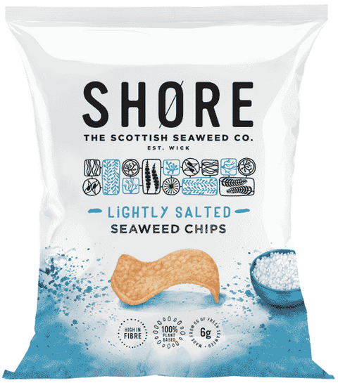 SHØRE LIGHTLY SALTED SEAWEED CHIPS