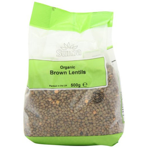 Suma Organic Brown Lentils - Roots Fruits & Flowers Glasgow