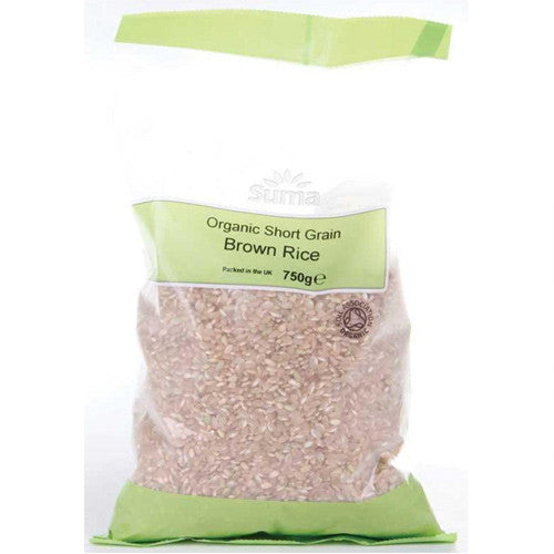 Suma Organic Short Grain Brown Rice - Roots Fruits & Flowers Glasgow