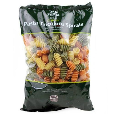 Suma Organic Tricolore Spirals - Roots Fruits & Flowers Glasgow