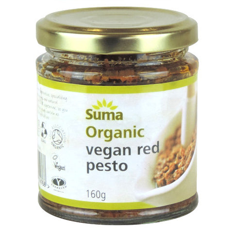 Suma Organic Vegan Red Pesto - Roots Fruits & Flowers Glasgow