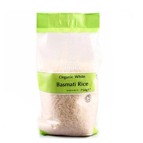 Suma Organic White Basmati Rice - Roots Fruits & Flowers Glasgow