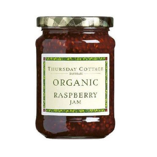 Thursday Cottage Organic Raspberry Jam - Roots Fruits & Flowers Glasgow