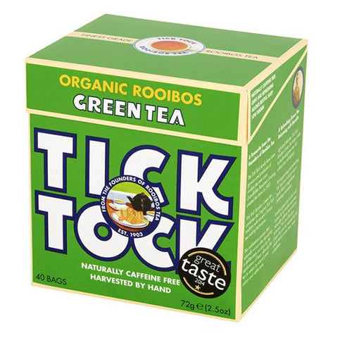 Tick Tock Organic Rooibos Green Tea - Roots Fruits & Flowers Glasgow