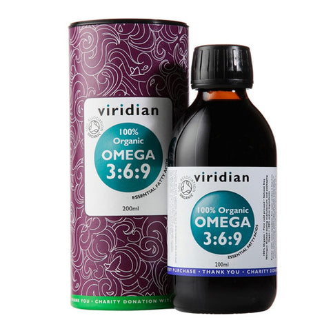 Viridian 100% Organic Omega 3:6:9 - Roots Fruits & Flowers Glasgow