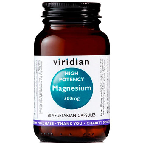 Viridian High Potency Magnesium 300mg - Roots Fruits & Flowers Glasgow