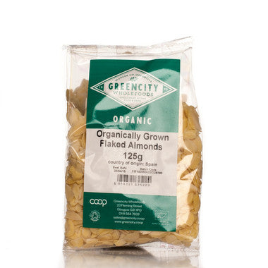 GreenCity Organic Flaked Almonds - Roots Fruits & Flowers Glasgow