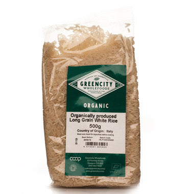 GreenCity Organic Long Grain White Rice - Roots Fruits & Flowers Glasgow