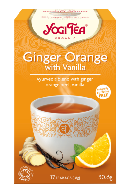 Yogi Organic Ginger Orange Tea with Vanilla