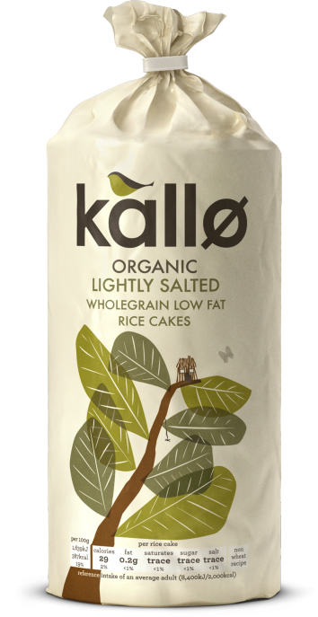 Kallø Organic Lightly Salted Rice Cakes