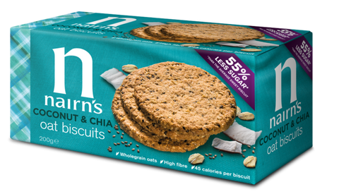 Nairn's Coconut & Chia Oat Biscuits