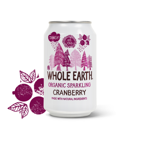 Whole Earth Organic Sparkling Cranberry