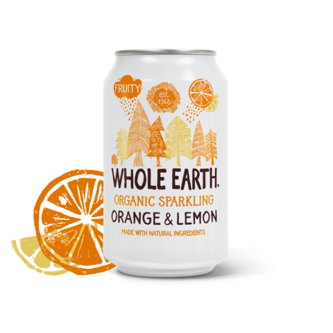 Whole Earth Organic Sparkling Orange & Lemon
